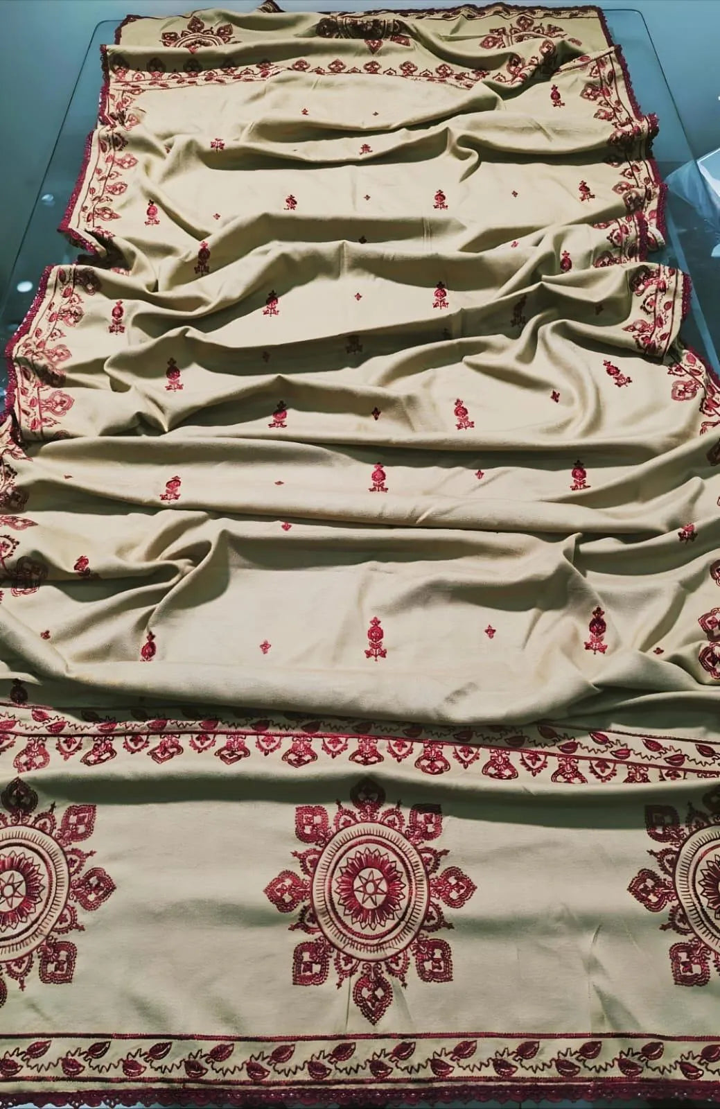 3Pcs Women's Unstitched Embriodered Suit