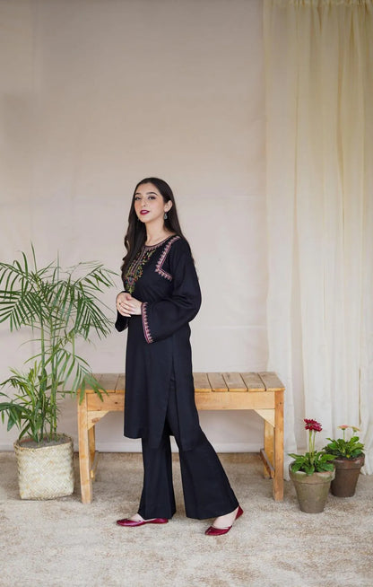 3Pcs Women's Unstitched Embriodered Suit