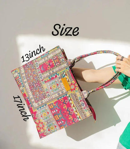 Girl's Canva Printed Tote Bags