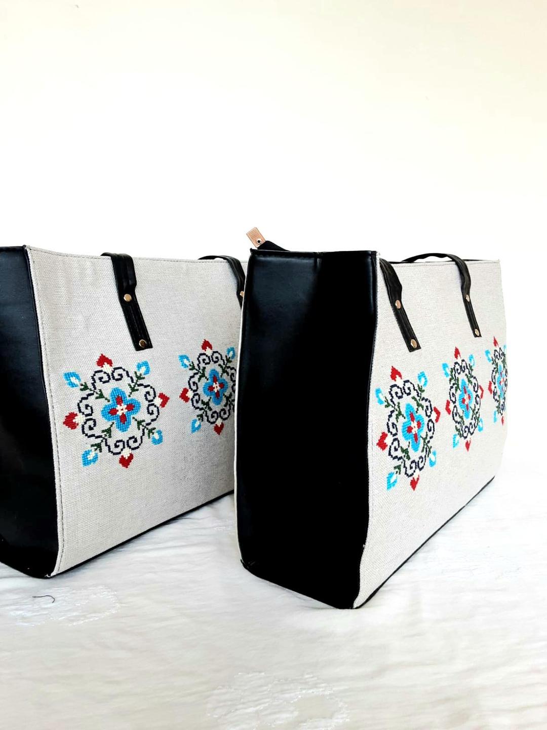 Girl's Cotton  Embriodered Shoulder Bag