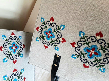 Girl's Cotton  Embriodered Shoulder Bag