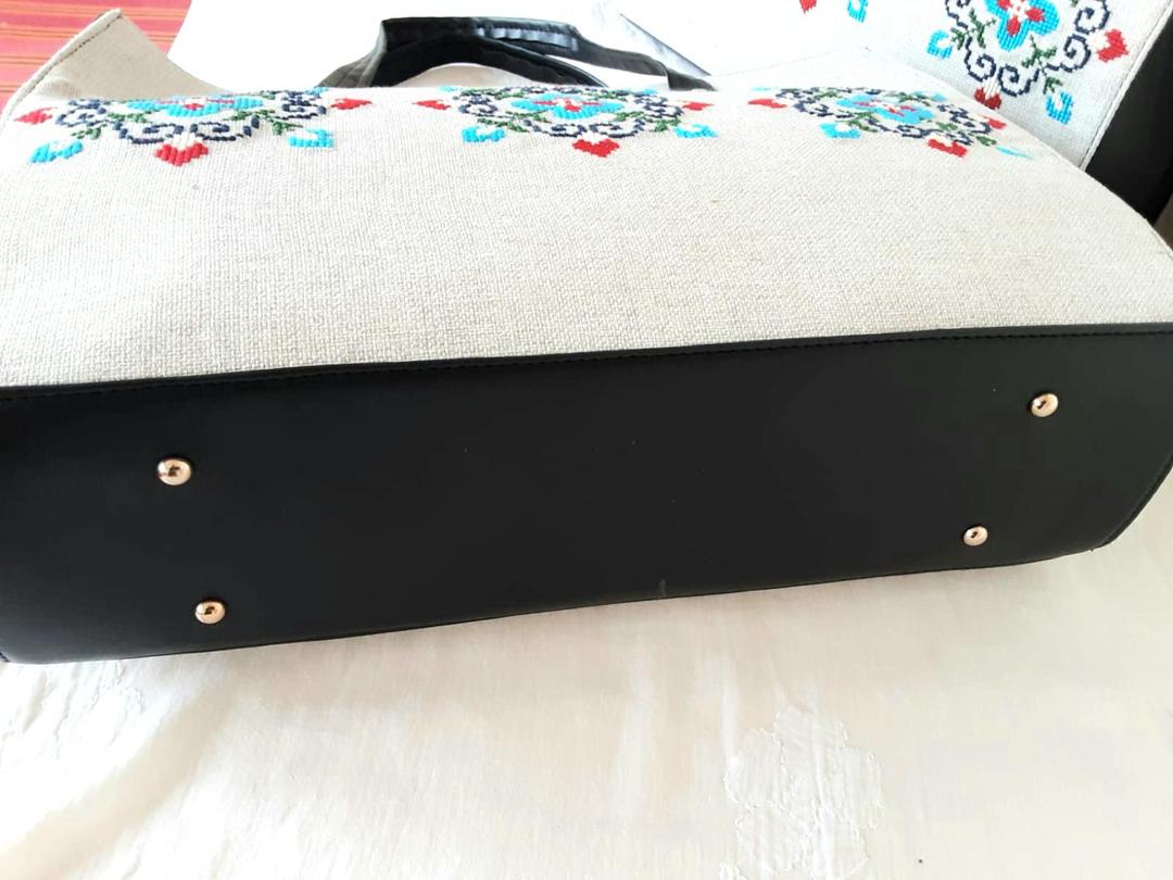 Girl's Cotton  Embriodered Shoulder Bag