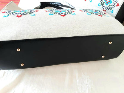 Girl's Cotton  Embriodered Shoulder Bag