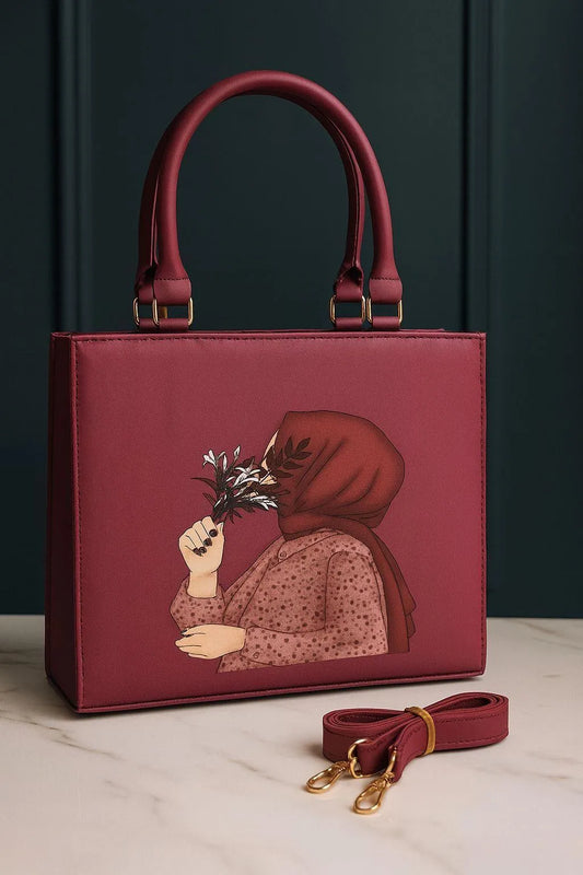 Girls Nylon Printed HandBag