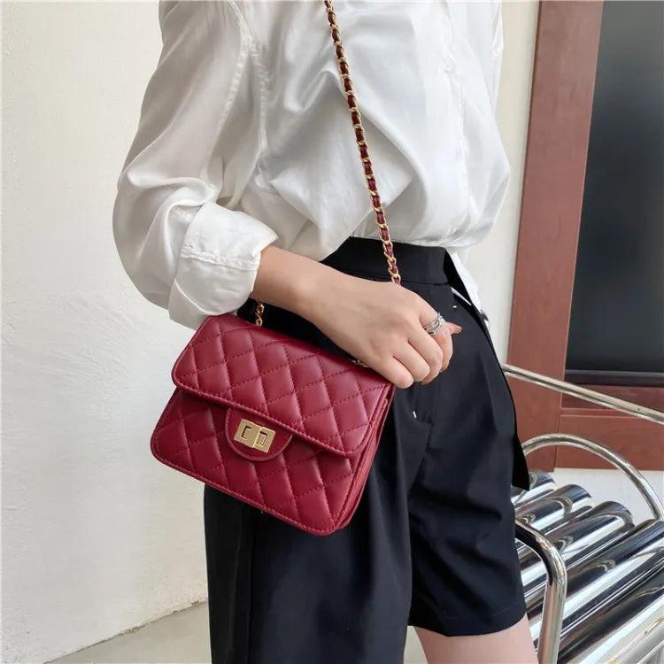 Girls PU Leather Embriodery Shoulder Bag
