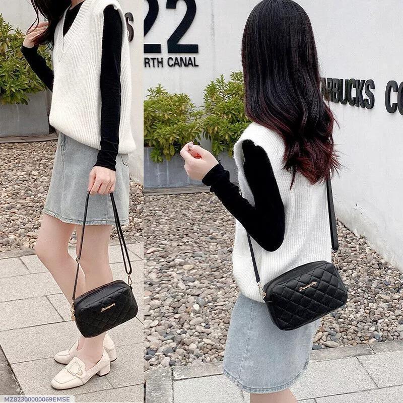 Girls PU Leather Embriodery Shoulder Bag