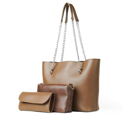 Girls PU Leather Hand Bag Set -3Pc Collection