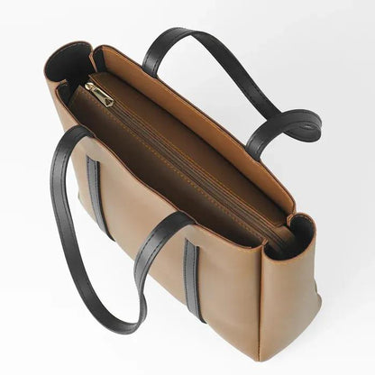 Girls PU Leather Plain Tote Bags