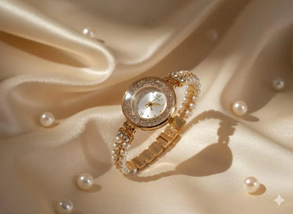 Stylish Women's Quartz Watch with chain strap