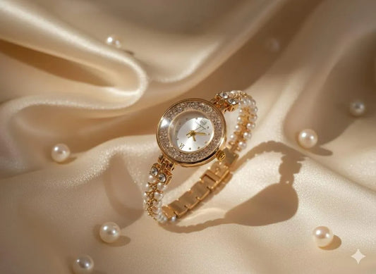 Stylish Women's Quartz Watch with chain strap