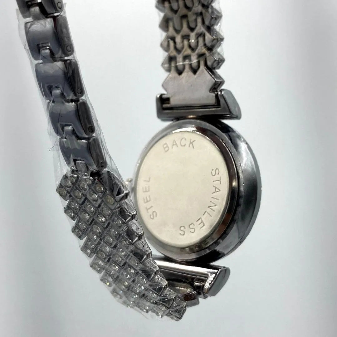 Women's MARIX Elegant Silver Ladies Quartz Watch with Crystal - Studded Dial Watch