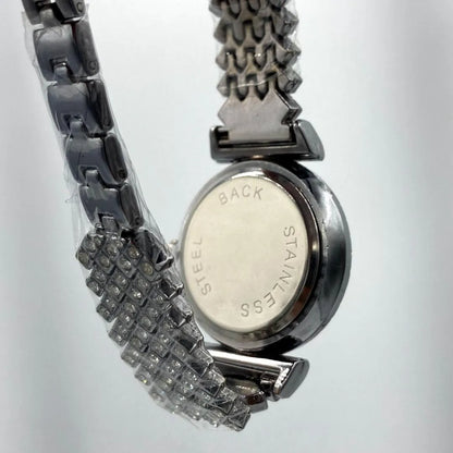 Women's MARIX Elegant Silver Ladies Quartz Watch with Crystal - Studded Dial Watch