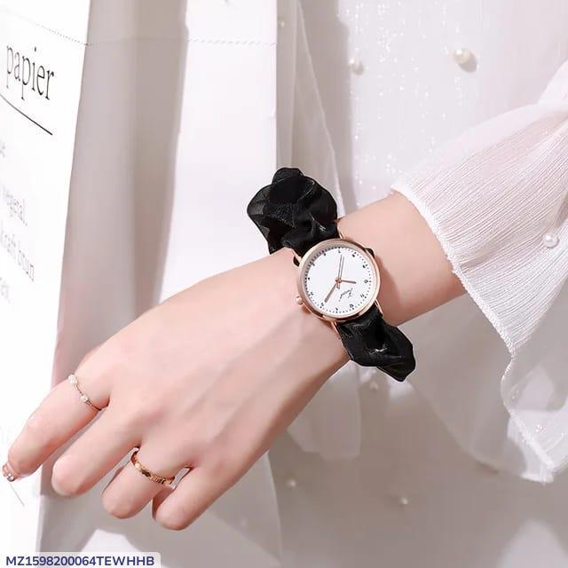 Stylish Women's Quartz Watch-1Pc Water  Resistant Time Piece