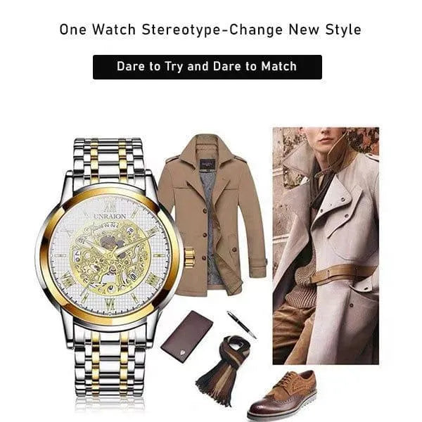 Stainless Steel 2 Tone Imported Unraion Branded Watch