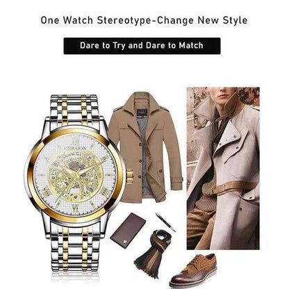 Stainless Steel 2 Tone Imported Unraion Branded Watch