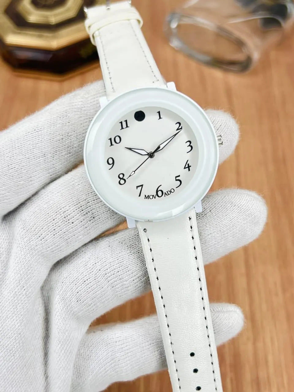 Stylish Men's Analog -1Pc Imported Leather Quality Strap - Perfect for all Ocassion