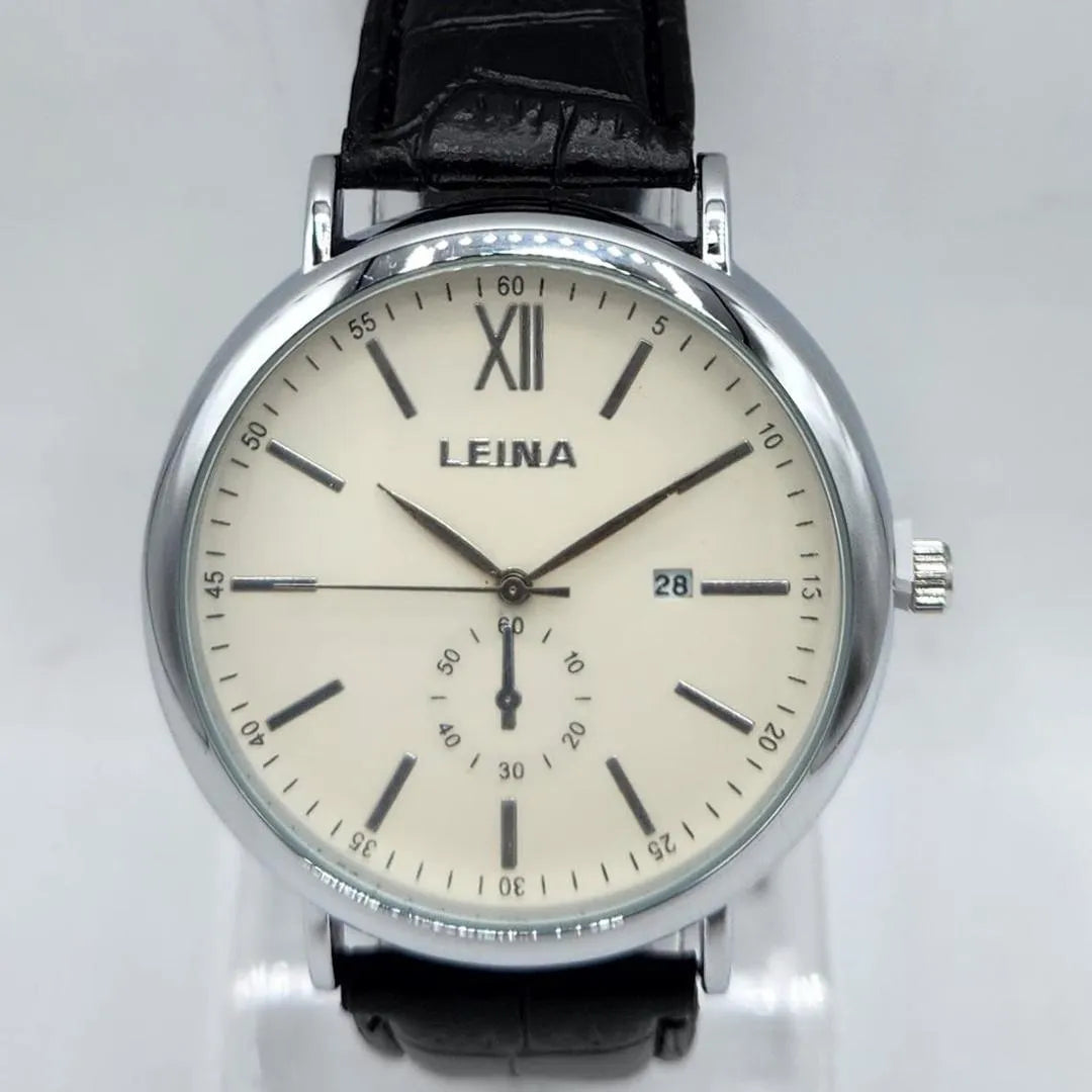 LEINA Classic Men's Quartz Analog Watch with Date Display