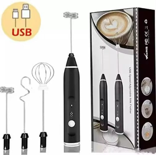 Portable Rechargeable Electric Milk Frother for Coffee