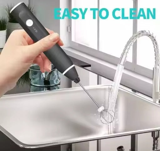 Portable Rechargeable Electric Milk Frother for Coffee