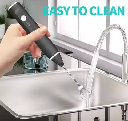 Portable Rechargeable Electric Milk Frother for Coffee