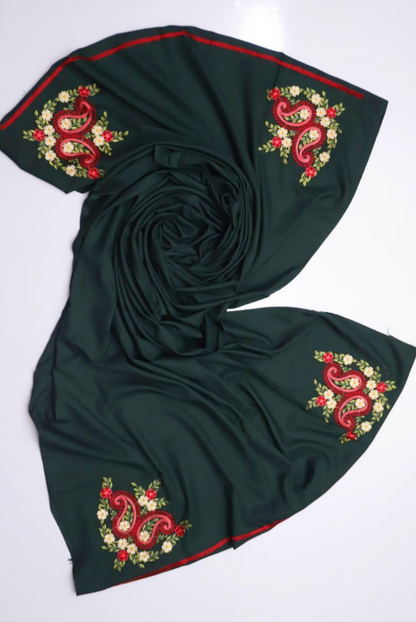 3pcs Women's Unstitched Embriodered Suit