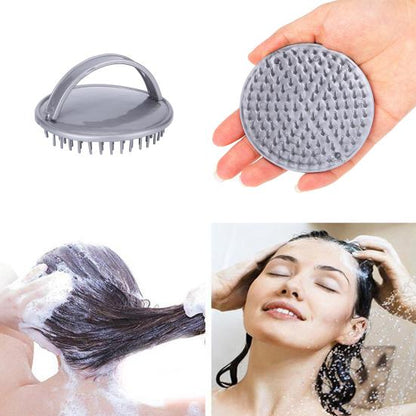 Silicone Head Body To Wash Clean Care Hair Root Itching Scalp Massage Comb Shower Brush Bath Spa Anti-Dandruff Shampoo