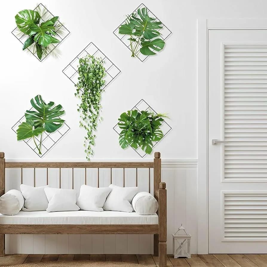 Grass Wallpaper Sheet 3D Artificial Plant Wall Art Water Proof Stickers